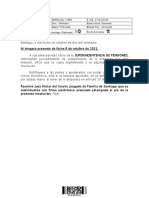 Demanda de divorcio resuelta por el Cuarto Juzgado de Familia de Santiago