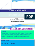 Persamaan Diferensial Linier-PT-1