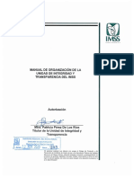 0500-002-003_Manual de Organización de La Unidad de Integridad y Transparencia Del IMSS