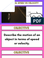 Physics Speed VS Displacement