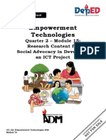 ADMSHS Emp Tech Q2 M15 Research Content For Social Advocacy FV