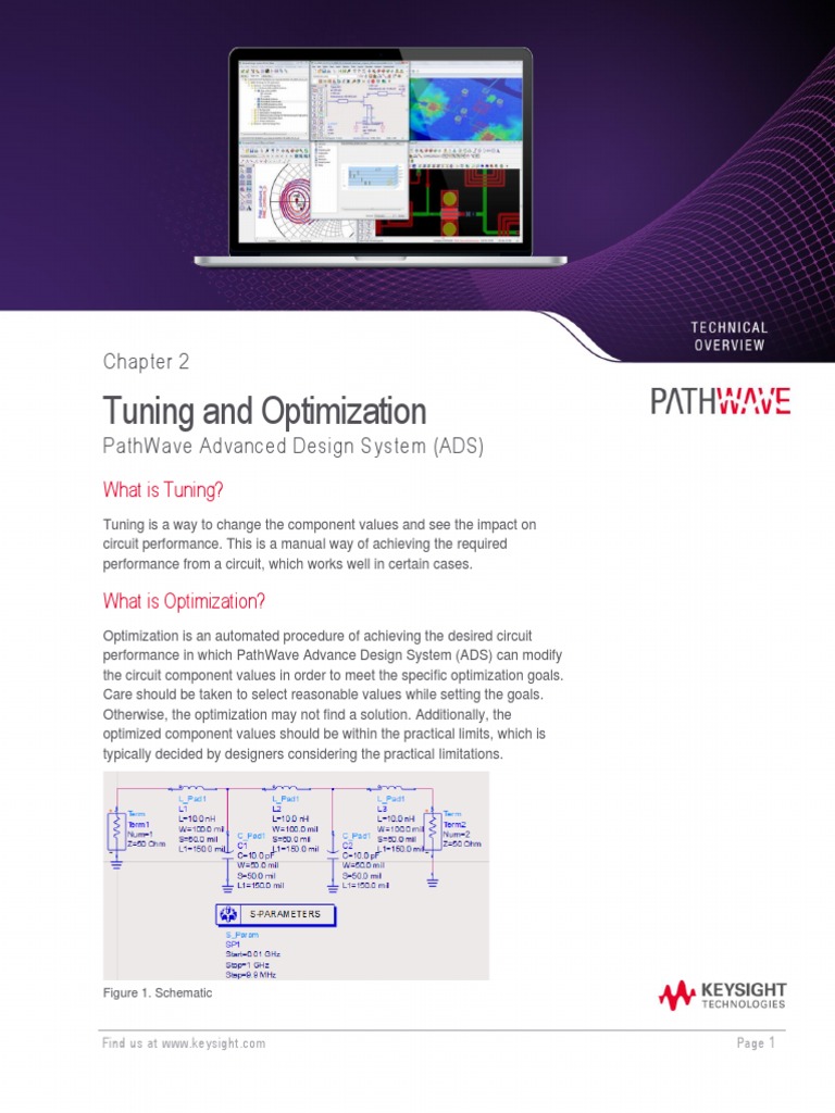 Keysight ADS Example Book CH 02 Tuning and Optimization 59921376