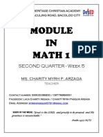 MATH 1 Week 5