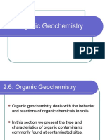 Organic Geochemistry and Contaminant Classification