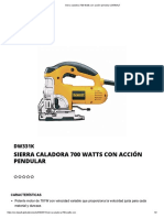 Sierra Caladora 700 Watts Con Acción Pendular - DEWALT