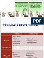 Training & Developement