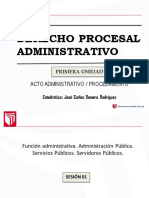 Derecho Procesal Administrativo: Conceptos Clave de la Administración Pública