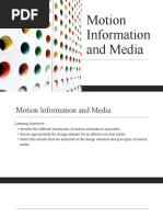 Motion Information and Media