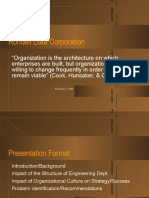 Organizational Structure Impacts Rondell Data Corporation