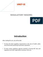 Regulatory Regime Oil and Gas