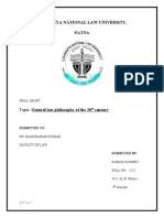 Chanakya National Law University, Patna: Topic: Natural Law Philosophy of The 20