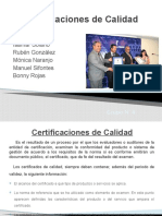 Diapositivas Certificaciones de Calidad