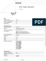 STP100-100 Pipe Temperature Sensor Datasheet
