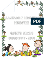 Planeacion Didactica Primaria 5to Grado