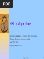 RBI in Major Plants