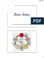 Batuan Batuan Sedimen Sedimen: GL2131 GL2131 Geokimia Geokimia Umum Umum: Semester 1 2021/2022: Semester 1 2021/2022