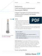 Radiometric Level and Density Measurement Gammapilot FMG60