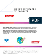 The Product Lifecycle of Colgate