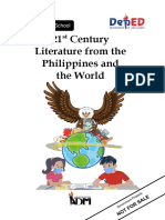 21 Century Literature From The Philippines and The World: Senior High School