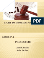 Right To Information (Rti)