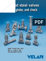 Forged Steel Valves Gate, Globe, and Check: ASME CLASSES 150 - 4500 NPS - 4 (DN 8 - 100) API 602/ASME B16.34