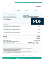 Invoice for Health Checkups