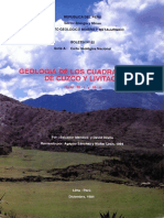 Geologia Del Cuadranculo de Cusco y Livitica