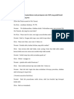 Penyampaian Hasil Pemeriksaan Anak Perempuan Usia SMP Yang Positif Hamil (Ditemani Oleh Orang Tua)