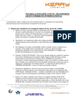 Puntos Importantes A Considerar en Comercio Internacional