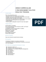 Curriculum SAP GRC Risk Management - Consultant Training