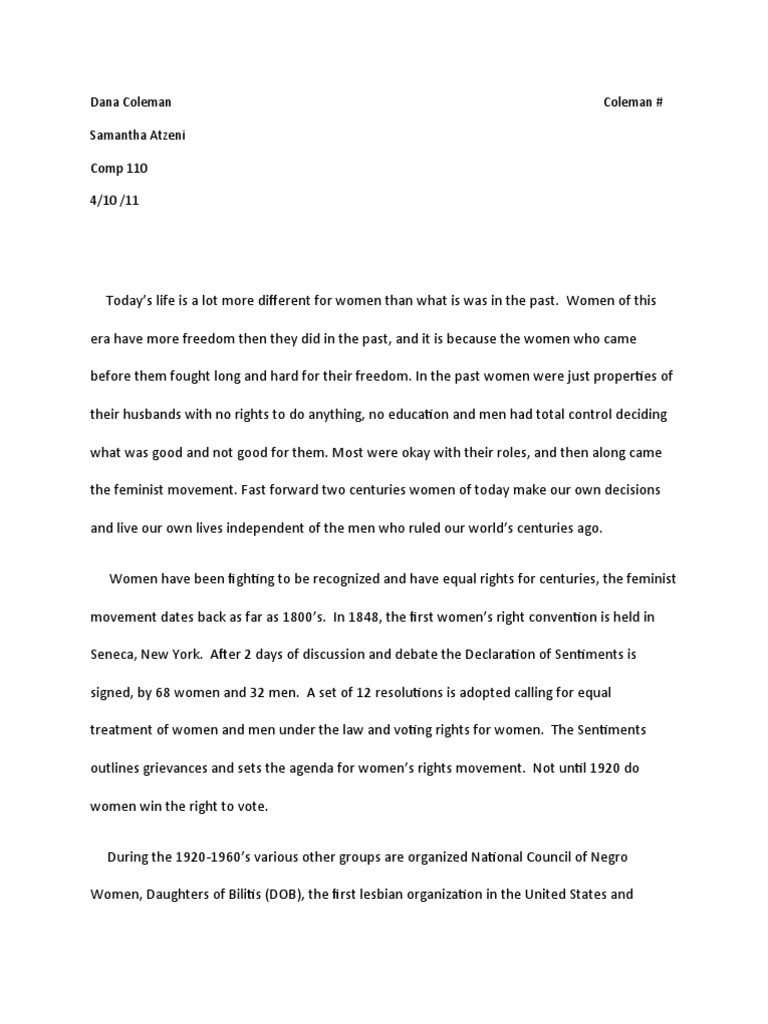 Womens Movement Pdf Woman Housewife