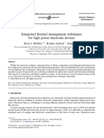 Integrated Thermal Management Techniques