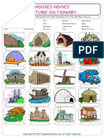 Types of Houses for Kids Worksheet | PDF