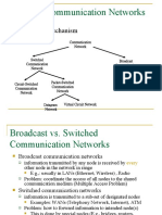 Types of Communication Networks: Exchange Mechanism