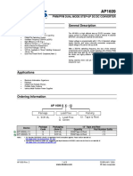 Features General Description: PWM/PFM Dual Mode Step-Up DC/DC Converter