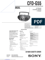 Service Manual: CFD-G55