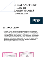 Thermodynamics CH 3 and 4