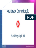 Ateliers de Comunicação - Aula 4 Negociação I #1