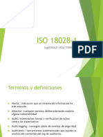 ISO 18028-1 Terminos Definiciones Seguridad Red