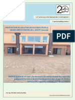 Ing FOTSING Patrick Aurelien Proposition de Solutions Acoustique de Structure Cas de l'Amphithéâtre de l'École Nationale Supérieure Des Travaux Publics de Yaoundé