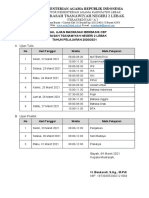 Jadwal UMCBT