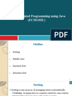 Object Oriented Programming Using Java (ECSE102L)