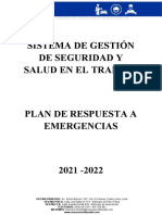7 Plan de Respuesta A Emergencia