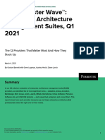 The Forrester Wave Enterprise Architecture Management Suites Q1 2021