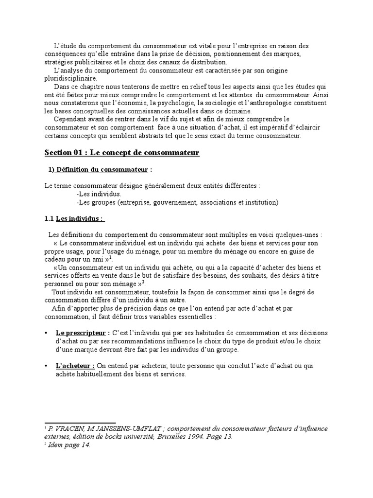 Micro s2 | PDF | Consommateurs | Mémoire