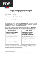 INFORME INDIVIDUAL Evaluacion Docente - IEI - 2016