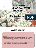 4 - Manajemen Broiler, Perkandangan