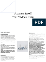 Suzanne Saroff Exam Analysis
