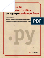 Varios - Antologia Del Pensamiento Critico Paraguayo Contemporaneo