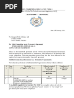 MINI Competition RFQ ICT No 13